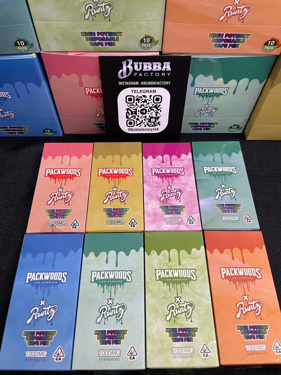 PACKWOODS x RUNTZ DISPSOABLES