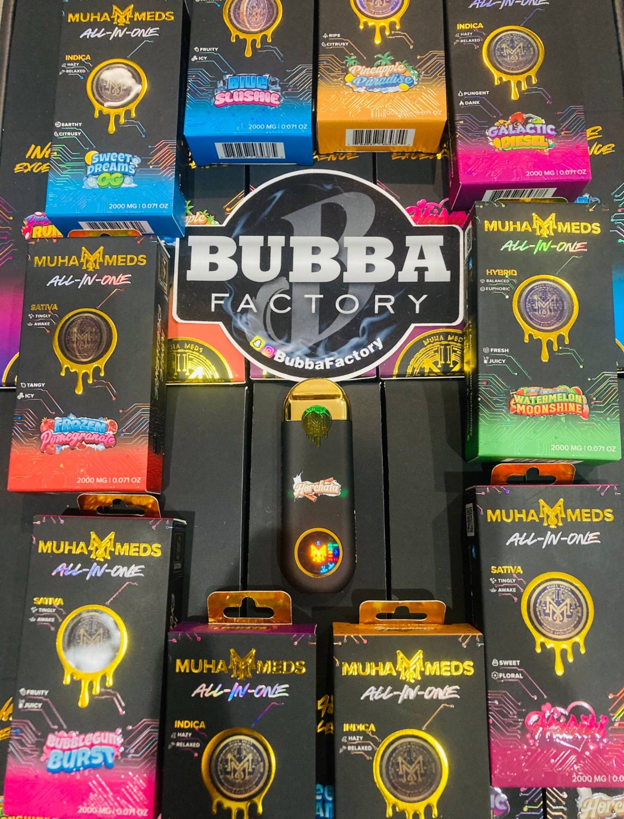 Authentic Muha Med Disposable 2 Gram